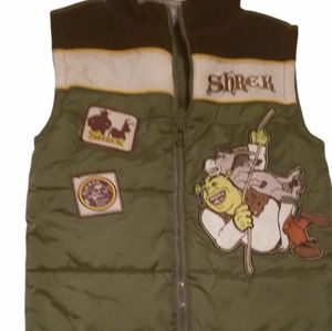 Sherk Third boy vest sz 4 color green